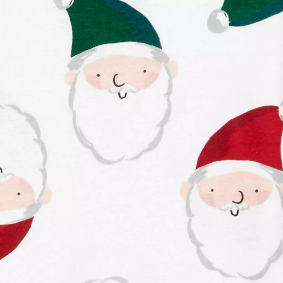 NWT. CARTER'S Baby Boys Santa 2-Piece Snug Fit 100% Cotton Pajamas - Picture 2 of 2